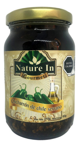 Chicharrón De Chile Serrano 210g Nature In Gourmet