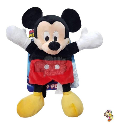 Imagen 1 de 3 de Mickey De Peluche Títere Minnie De Peluche Disney Original