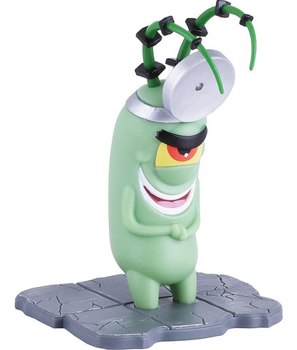 Figura Bob Esponja Doutor Plankton B-movie Da Mattel Gmx10