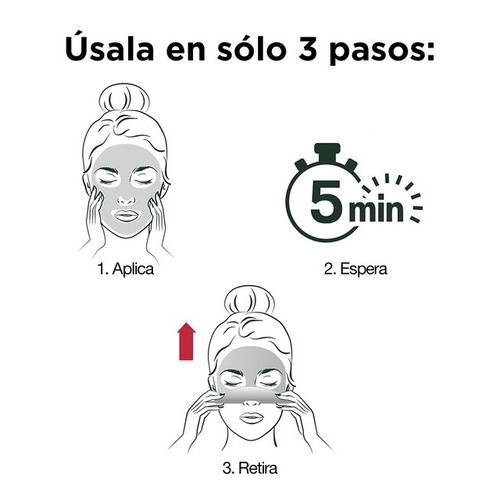 Imagen 6 de 7 de Ampolleta En Mascarilla De Tela Sandía Reafirmante Garnier