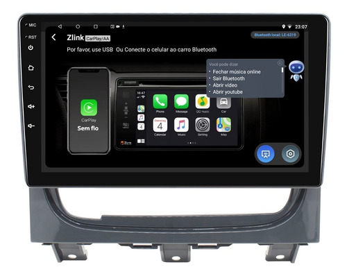 Multimidia Fiat Strada 13/19 Android 14 2gb Carplay Voz 9p