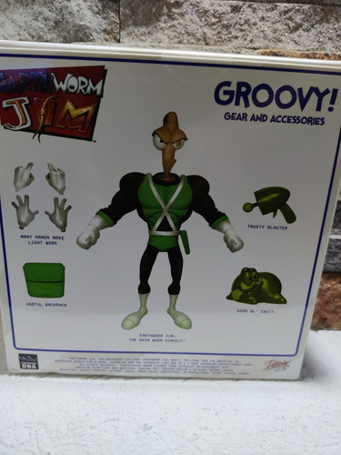 Figura Earthworm Jim Groovy (Usado)