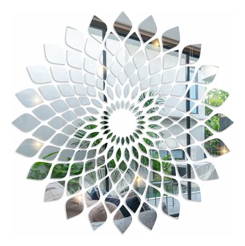 comprar Espejos Decorativos Pared En Acrílico Mandala Para Sala