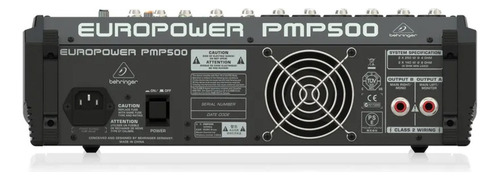 Consola Potenciada Behringer Pmp500 12 Canales 500w Fx Cuo