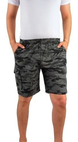 Short Urbano Militar Hombre. Pantalón Cargo Camuflaje. 216