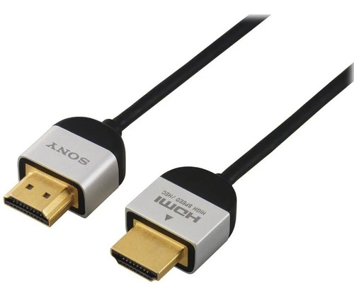 Imagen 1 de 10 de Cable Hdmi Sony Slim 4k Para Tv 1 Metro Dlc-he10s