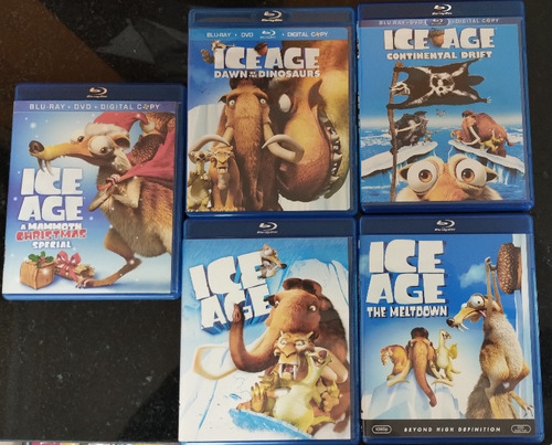 Blu Ray Ice Age Era Hielo 5 Films Original 