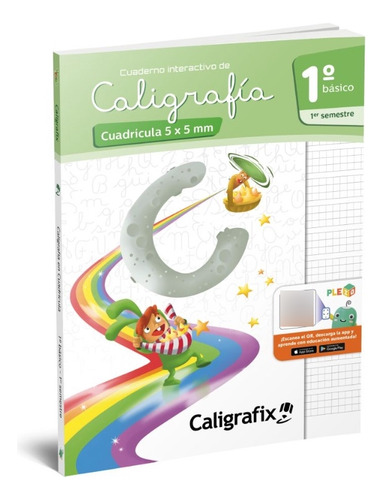 Caligrafia Cuadricula 5x5mm 1 Básico 1 Semestre - Caligrafix