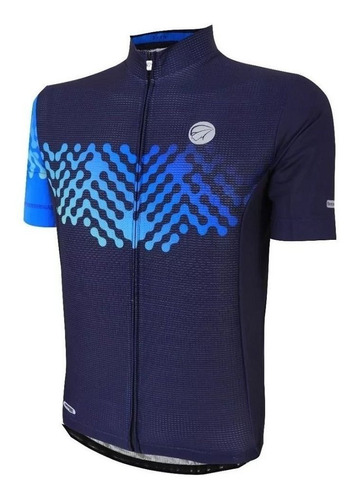 Camisa Ciclismo Mauro Ribeiro Masculina Even Azul Bike