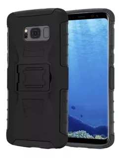 Funda Protector Clip Uso Rudo Para Samsung Galaxy S8 Mayoreo