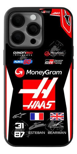 Funda Celular Haas F1 Team 2025 Para iPhone Con Magsafe