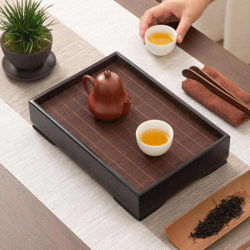Bandeja De Té De Bambú China Bandeja Para Servir Té L