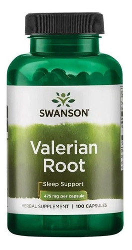 Valerian Raiz De Valeriana 100 Caps 475 Mg Apoyo Para Dormir