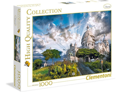 Rompecabeza Puzzle 1000 Piezas Montmartre - Clementoni Full