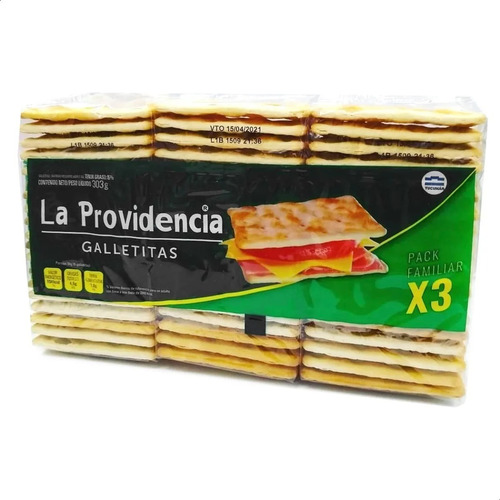 Galletitas De Agua Sandwich La Providencia - X12 Tripacks