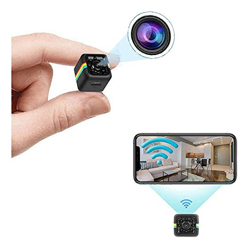 Mini Cámara Inalámbrica Wifi Oculta Nanny Cam, Cám