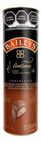 Chocolates Turin Baileys Avellana Tubo De 200g