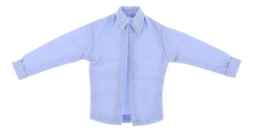 M Abrigo De Camisa A Escala 1/12 Para Accesorio De Azul Y