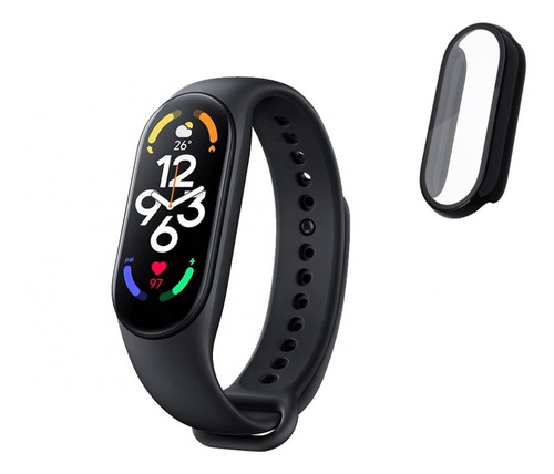 Pulsera Inteligente Xiaomi Mi Band 7 + Funda Protector Negro