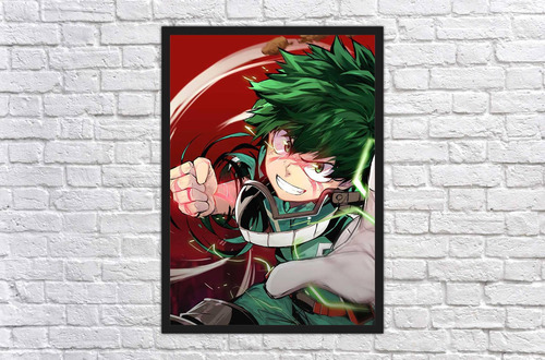 Dibujo de marco de anime Boku No Hero Academia con marco G04