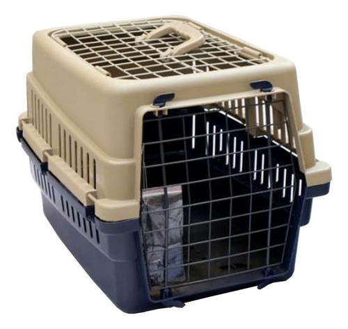 Imagen 3 de 3 de Transportadora Para Gato O Perro Chico Con Doble Reja