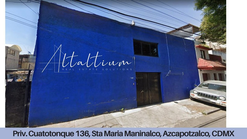 Bodega En Venta Privada Cuatotonque 136, Santa María Malinalco, Azcapotzalco, Cdmx. Vg5-di