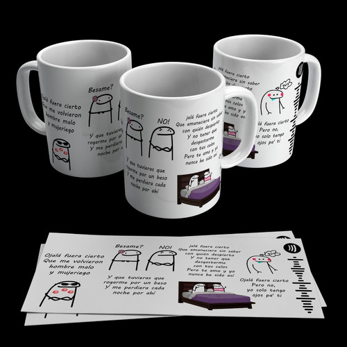 Imagen 6 de 10 de 11 Diseños Plantillas Sublimar Taza Flork Canciones De Amor