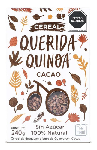 Imagen 1 de 1 de Cereal Querida Quinoa Cacao 240g