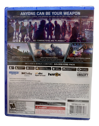 Watch Dogs Legion Ps5 Físico Nuevo Sellado* Surfnet Store