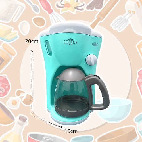Cafetera De Juguete Cocinita Infantil Con Luz Y Sonido