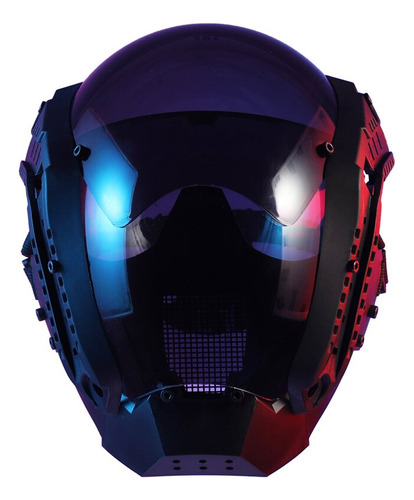 Máscara Casco Cyberpunk Toys Futuristic Cool Technology, T