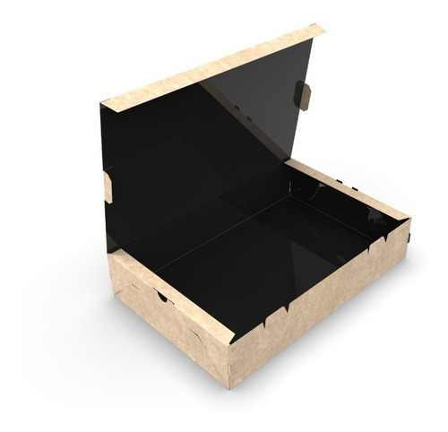 100 Cajas Sushi Rectas Grandes (27x18x5,5cm) Delivery