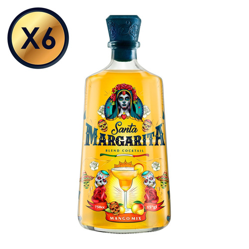 Santa Margarita Mango 750cc - Pack 6 Botellas