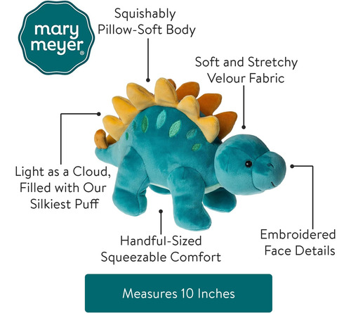 Travesseiro De Pelúcia Mary Meyer Smootheez, Brinquedo Macio