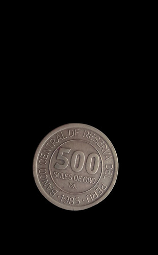 Perú Moneda 500 Soles De Oro 1985
