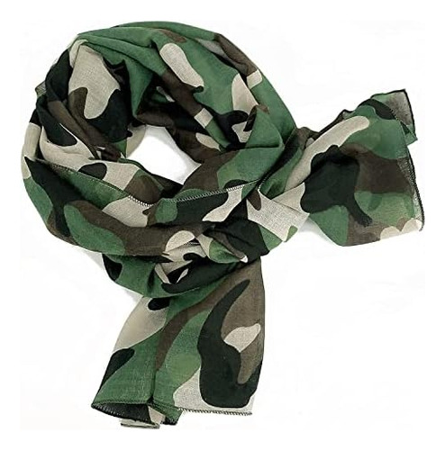 Bufandas Gerinly - Bufanda De Viaje Con Estampado De Camufla