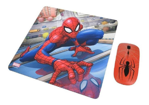 Mouse Óptico Marvel Inalámbrico Spider-man