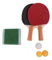 Comprar Kit Malla Retractil + 2 Raquetas Ping Pong + 3 Bolas Mesas