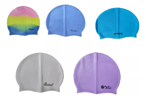 Gorro Natación Piscina Silicona Resistente Entrenamiento 