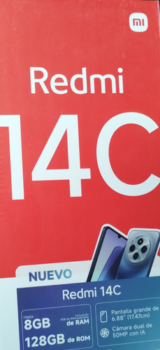 Xiaomi Redmi 14c 128gb 4+4gb Ram Dual Sim Color X Azul Estrellado