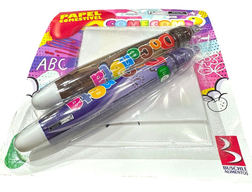 Comecome Papel Comestivel Com 2 Caneta Com Doce Doceneta