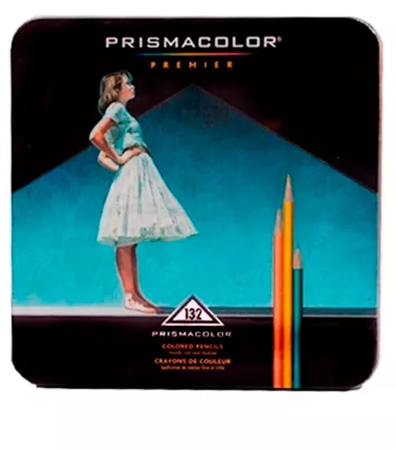 Lápiz de color 132 piezas Prismacolor Premier Profesional Estuche Metal