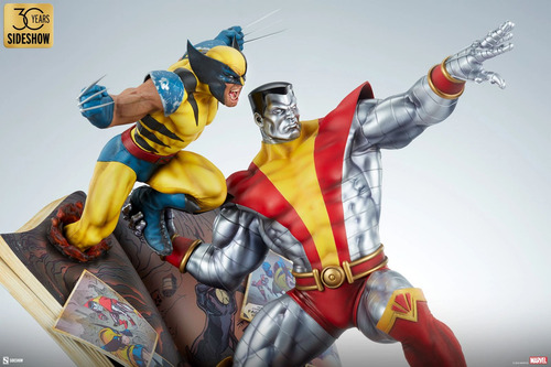 Colossus Wolverine Marvel Fastball Special Estatua Sideshow