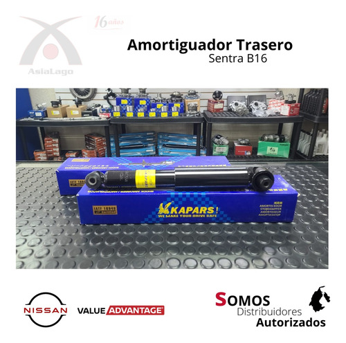 Amortiguador Trasero Nissan Sentra B16 (par)