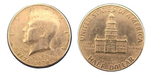 Moneda De Kennedy 1776-1976 En Buen Estado 