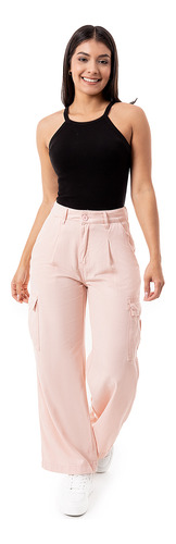 Pantalon Cargo Drill Mujer Danih