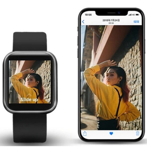 Imagem 6 de 7 de Relógio Smartwatch P80 Rosê C/2 Pulseiras Original Da Fit