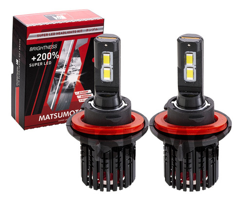 Set Ampolletas H13 Nano Led Chip Csp 6000k 