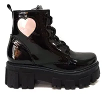 Comprar Borcegos De Nena Botitas Acordonada Niña Comodas Bajas Moda
