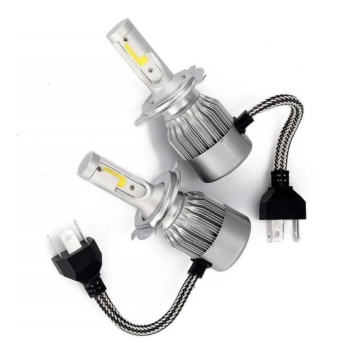 Par De Biled H4 9003 Led C6 36w 6000k Blanco Alta Y Baja